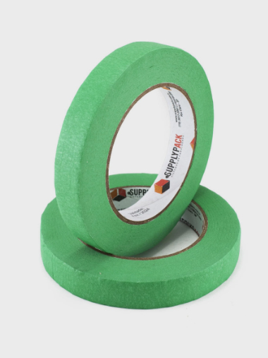 Fita Adesiva Crepe Automotiva Verde 18mm X 50m