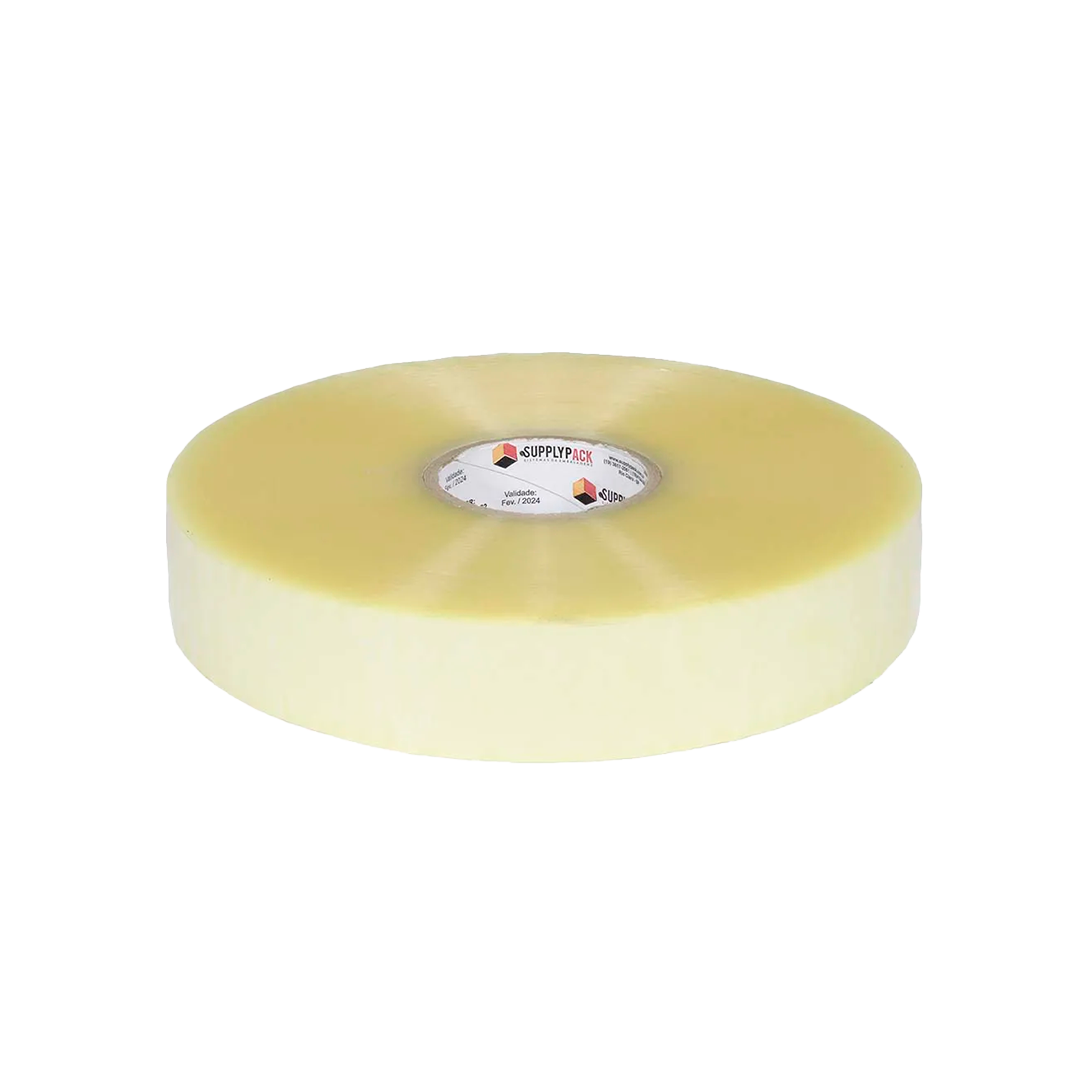 Fita Adesiva Transparente Hot Melt 70mm X 1200m 40 Micras