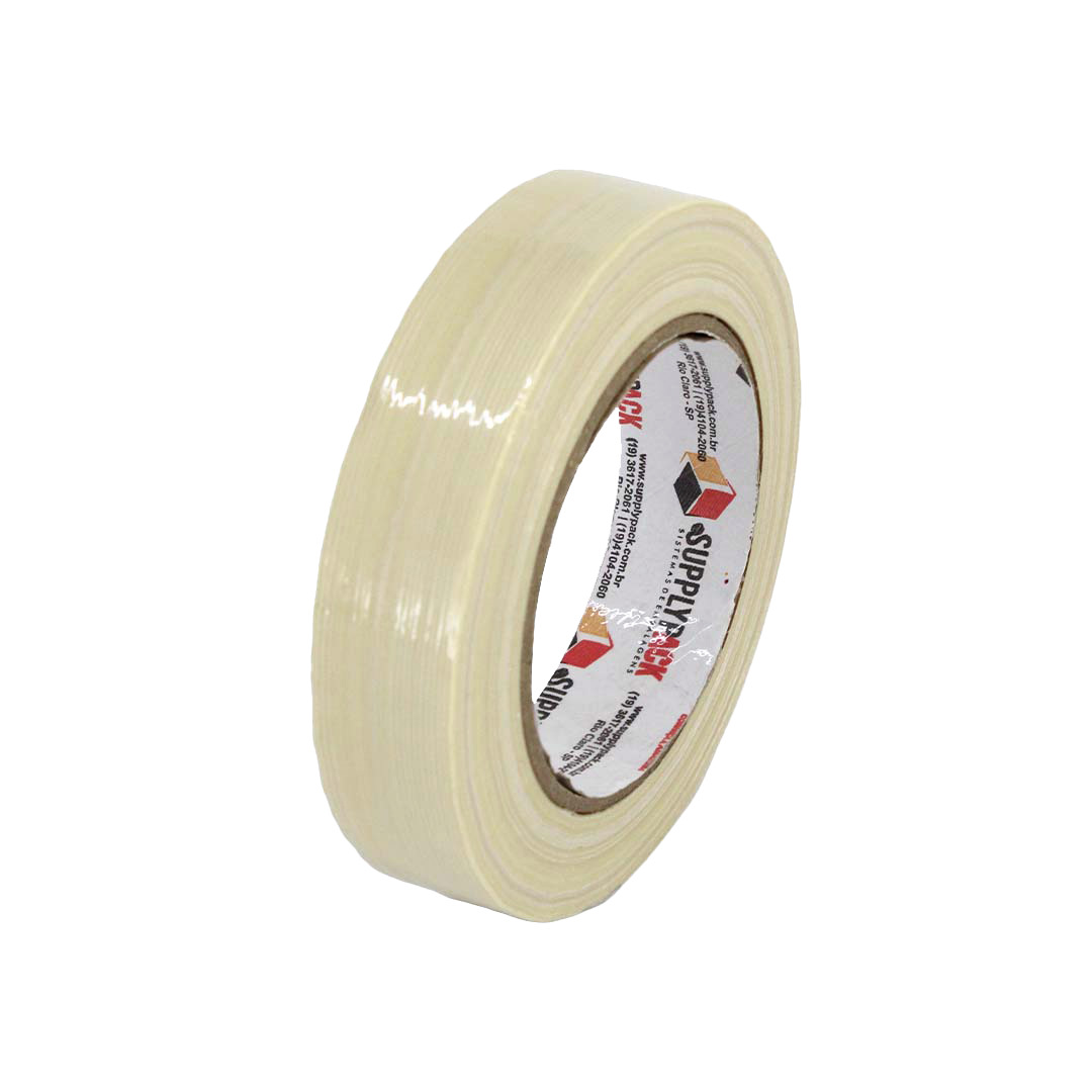 Fita Adesiva Filamentosa de Poliéster 2500 25mm X 50m